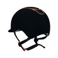 Equestro Eclipse Plain Mat Helmet Velvet 53-55cm