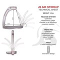 Jin Stirrup AIR Safety Stirrup různé barvy