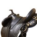 STOCK SADDLE WITH HORN černe