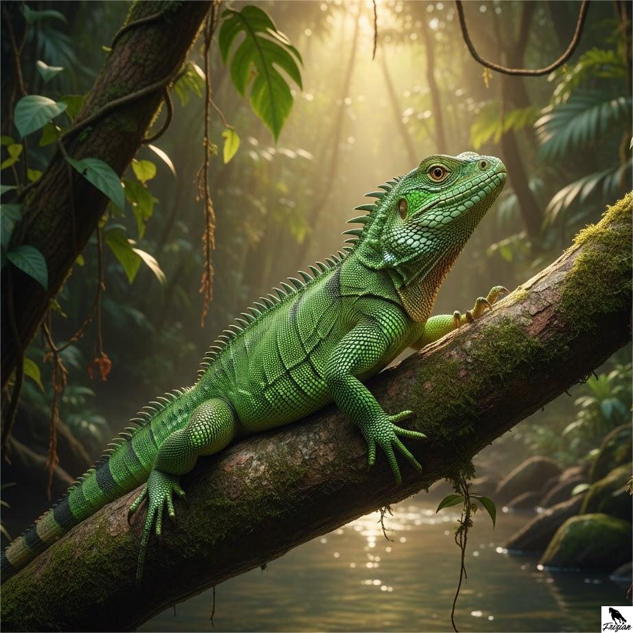 Agama kočinčínska (Physignathus cocincinus)