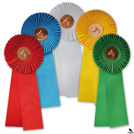 JEDNOBAREVNÁ ROZETA S KOVOVÝM STŘEDEM