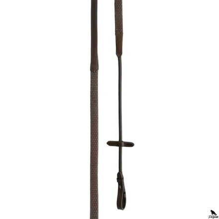 ACAVALLO ROLOVANÉ KOŽENÉ BODOVANÉ GUMOVÉ 1,6 CM (5/8")