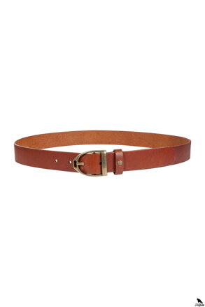 Kožený opasok - Beth- hnedý