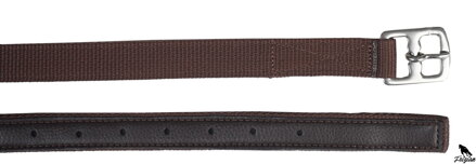 Třmenové kožené nylonové. hnědé