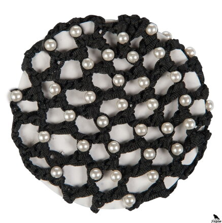 Síťka na vlasy s imitací perel