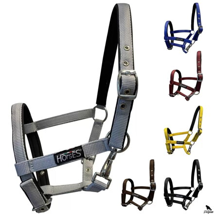 Nylonová nastaviteľná ohlávka pre kone žriebätá  