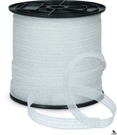 Páska na oplocení ZoneGuard 20 mm Basic bílá 200 m (4 dráty)
