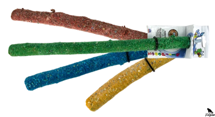 Bidlo s hrubou pískovou strukturou pro velké ptáky 50cm