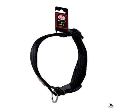 Nastavitelný nylonový límec černý