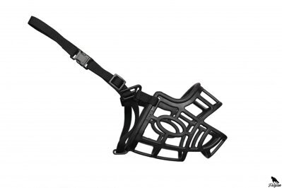 Flexy plastový náhubek délka 39cm, řemínek: 57-75cm