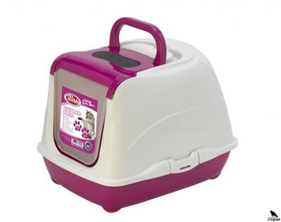 Stelivo pro kočky 50 cm, růžové