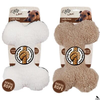 AFP plyšová kost z jehněčí vlny 23 cm