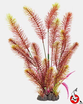 ART ROSTLINA 40CM MYRIPHYLLUM ČERVENÁ