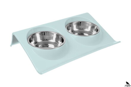 Dvojitá miska z nerezové oceli