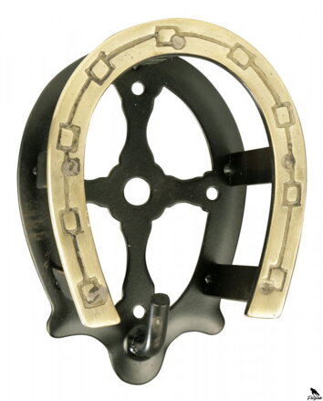 Věšák na uzdu ve tvaru podkovy