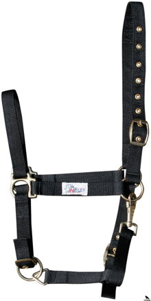 3x nadstavitelná ohlávka černá