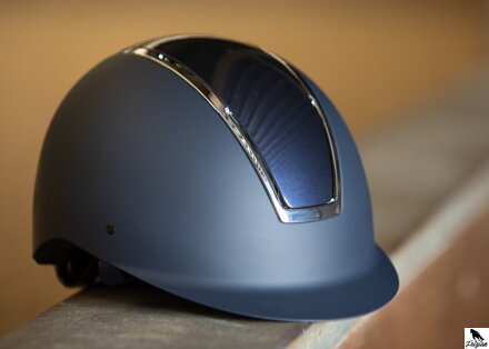 Bezpečnostná jazdecká prilba, Regal Glossy modrá