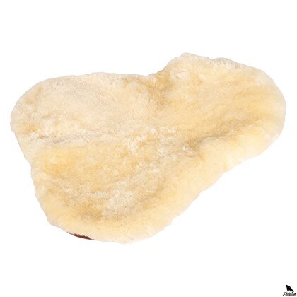 Kožešina na sedlo černá