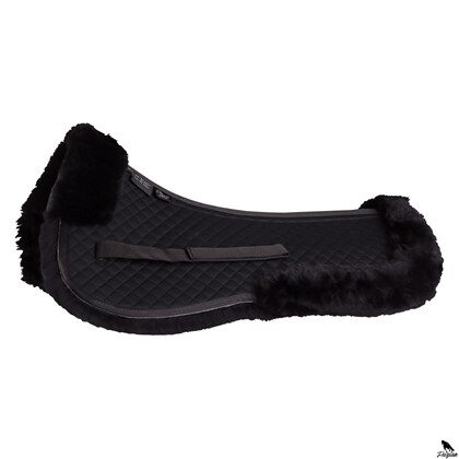 Kožešinová podložka Merino černá