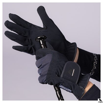 Mesh domy glove hnedé