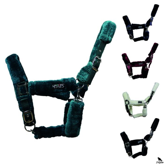 Horses Soft Fluffy Halter ružová