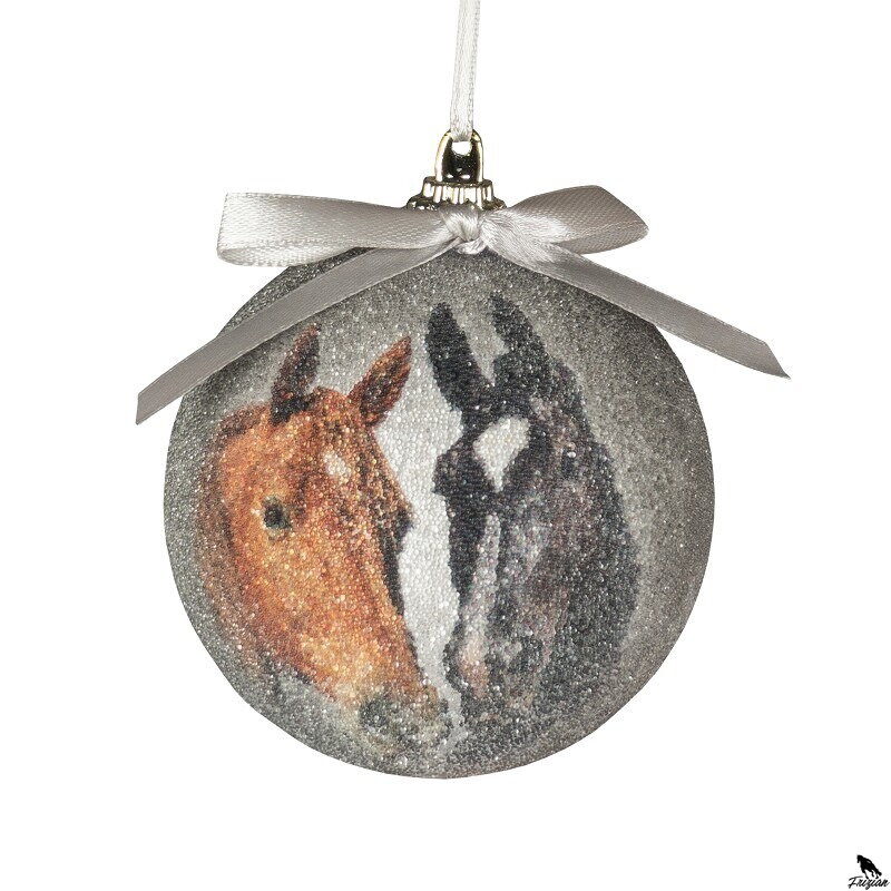 Vianočná guľa - kone