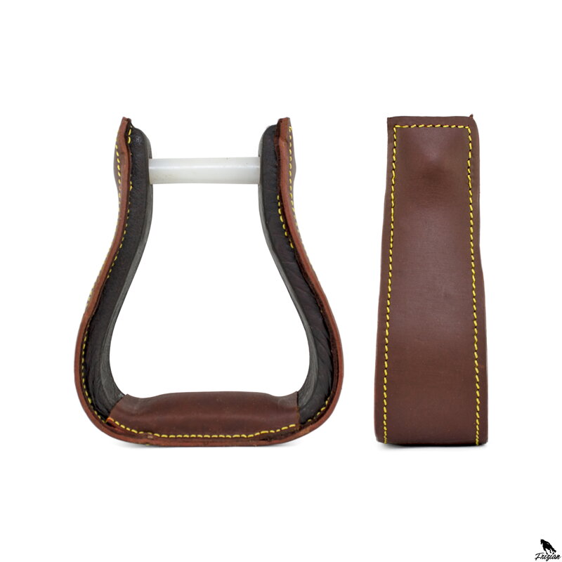 Westernové třmeny Classic hnědé