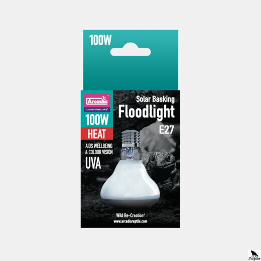 ARCADIA SOLAR BASKING FLOODLIGHT 100 WATT