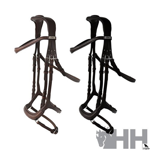 ANGLICKÁ UZDA LEXHIS YEDRA S GUMOVÝMI OTÍŽEMI Full