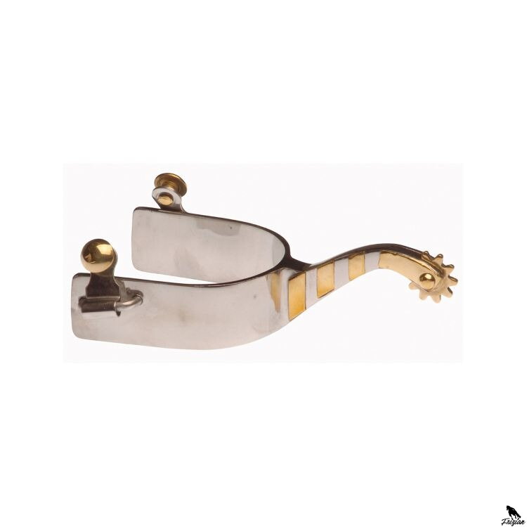 Westernové ostruhy W/BRASS TRIMS