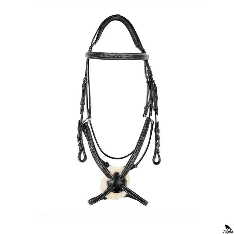 BRIDLE WITH MEXICAN NOSE černa