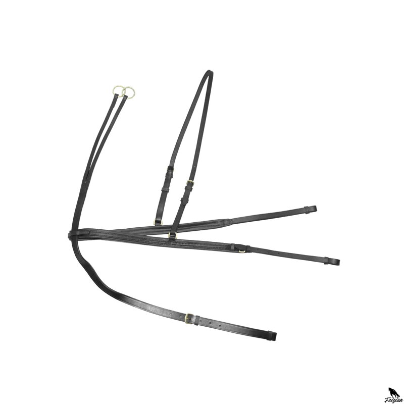 DERBY BREASTPLATE W/MARTINGALE černý