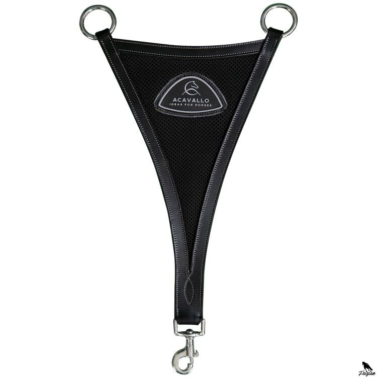 ACAVALLO KOŽENÝ PODBRADNÍK K MARTINGALU SE SÍŤOVOU VLOŽKOU