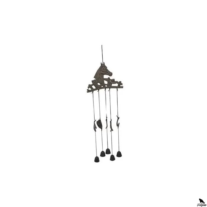 Hlava koně s malými zvonky