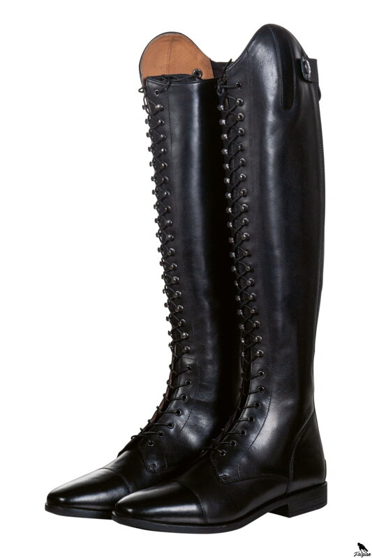 Jazdecké čižmy -Elegant Lace- štandard černe