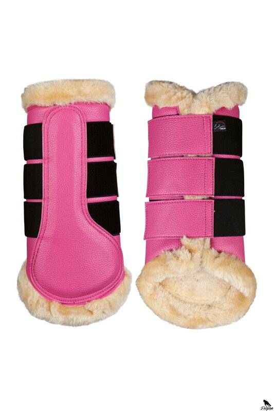 Ochranná obuv -Comfort Premium Fur- tmavoružové