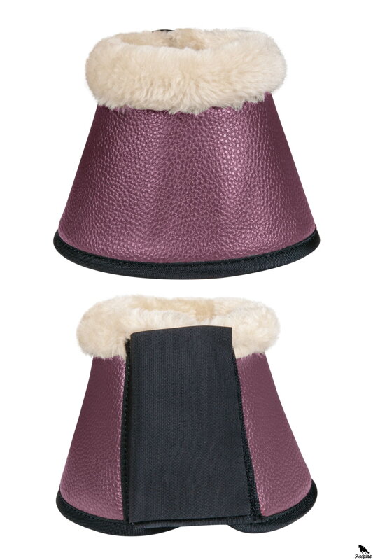 Zvony s presahom -Comfort Premium Fur- vínové 