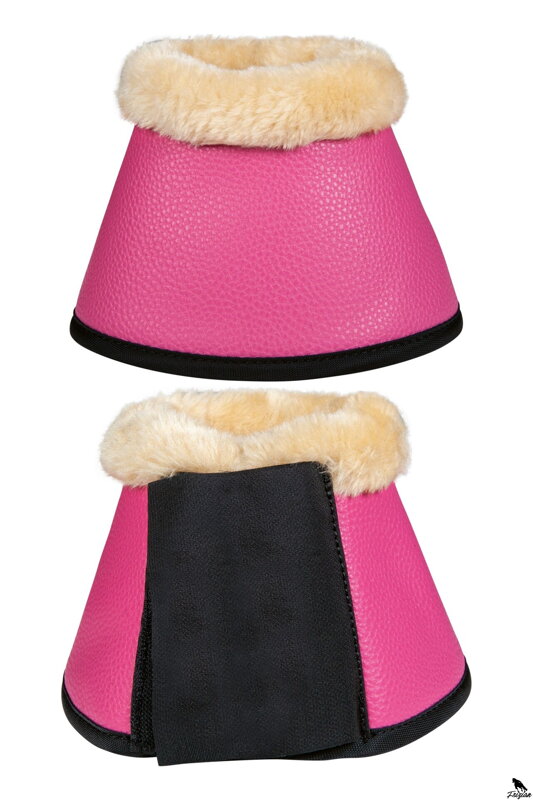 Zvony s presahom -Comfort Premium Fur- tmavoružová