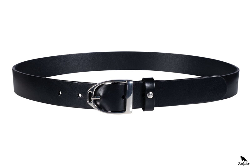 Kožený opasok - Beth- černy