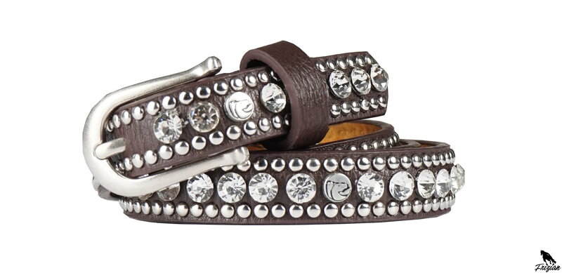 Opasok KOŽA/PU EXPRESSION hnedý