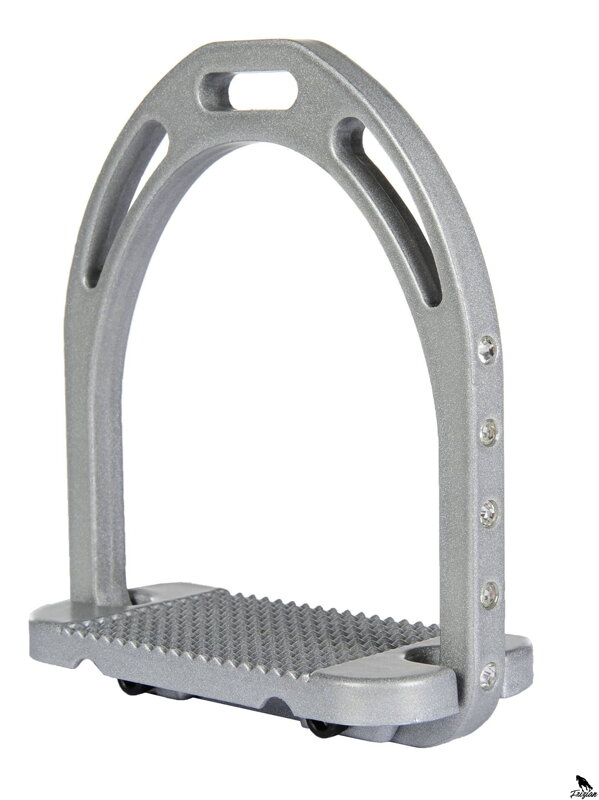 Třmeny - třpytky - stříbrné 12,5cm