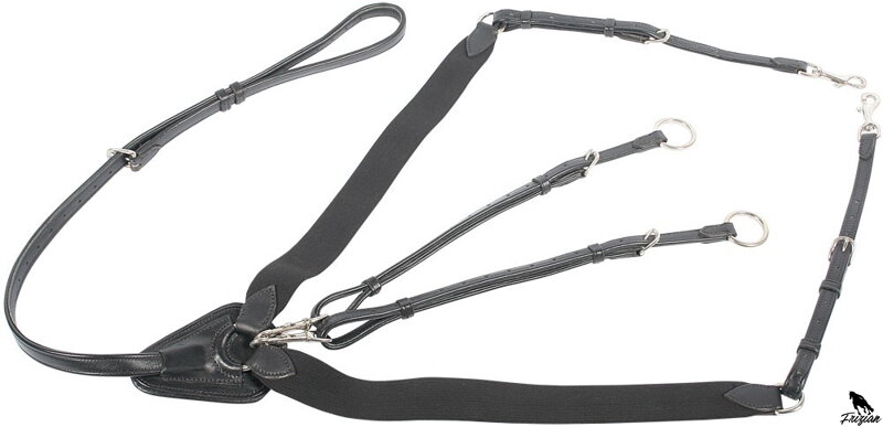 Elastický náprsník černý