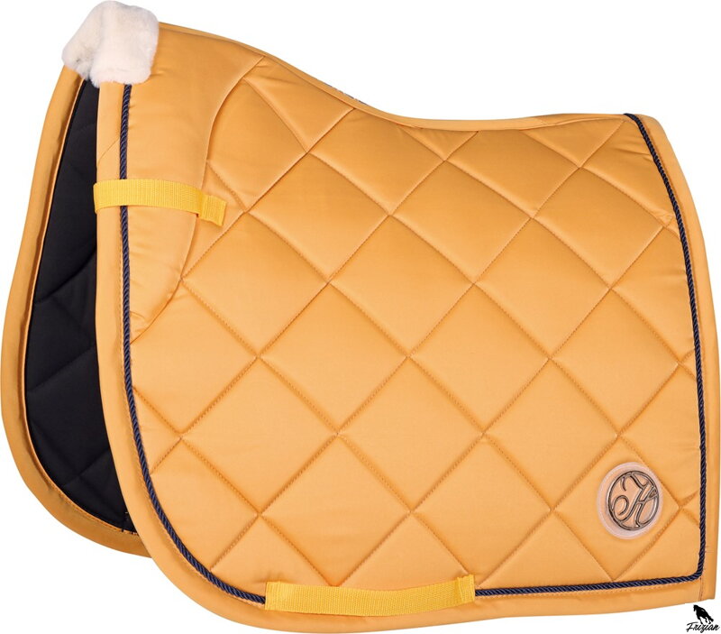 Sedlová podložka žlutá