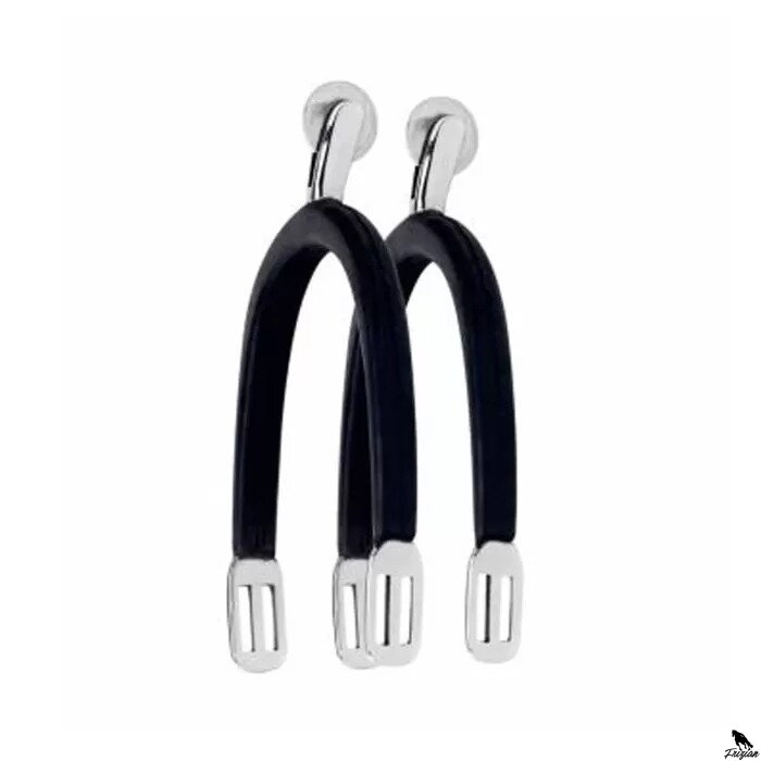 Nerezová ocel a pryžové ostruhy s Rowel - pánské