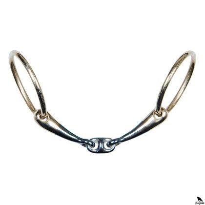  Dvoukloubové udidlo 14 mm  Sweet Iron