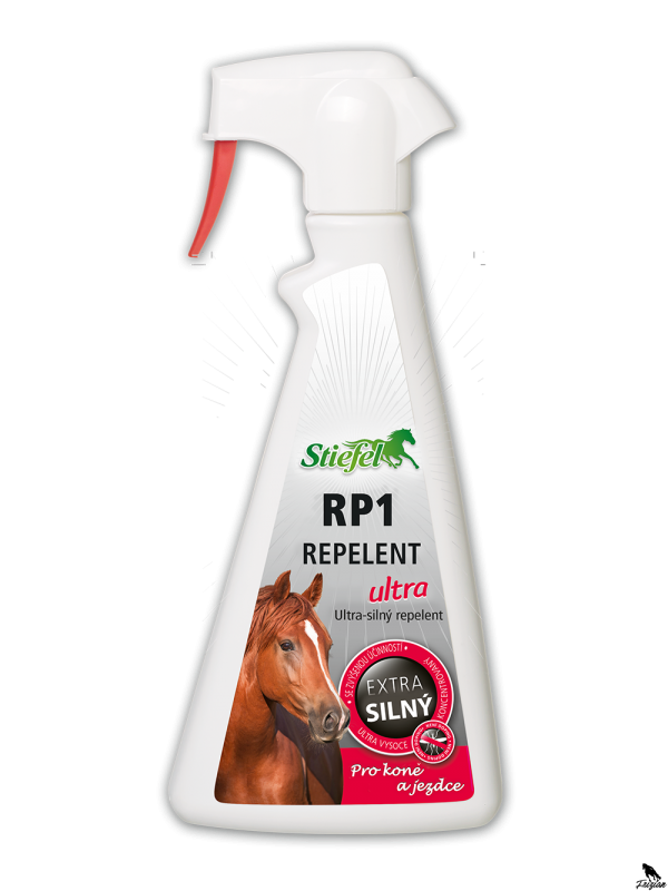 Repelent RP1 Ultra - Ultrasilný sprej pro koně a jezdce 500ml