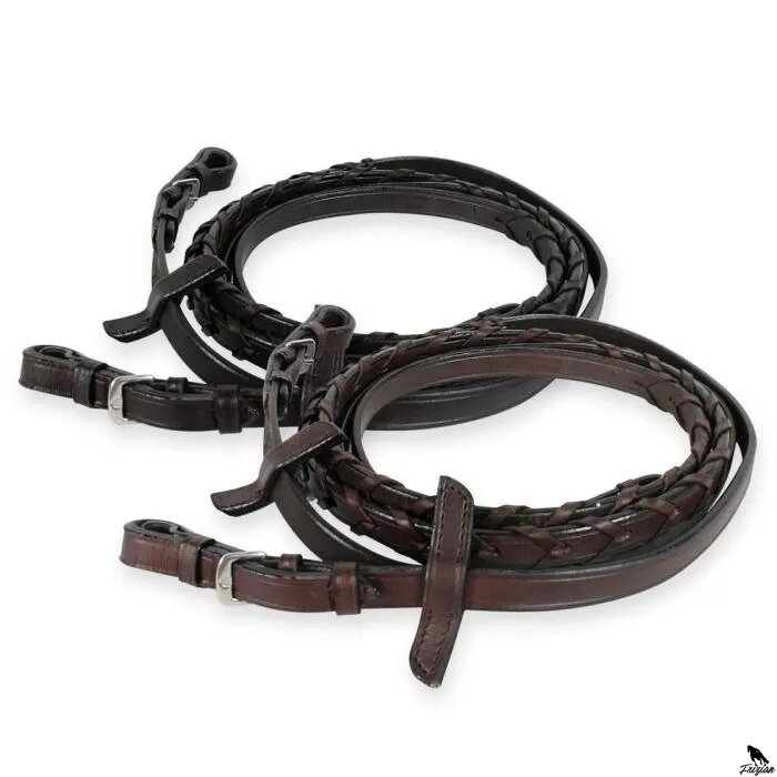 Pletené kožené otěže Bestline