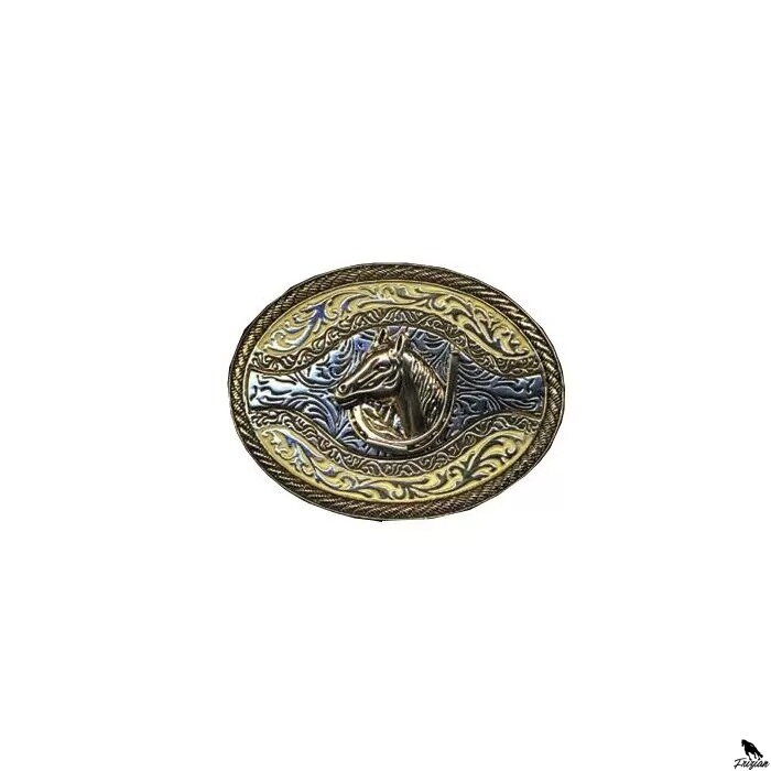 Horse Head Horseshoe Buckle