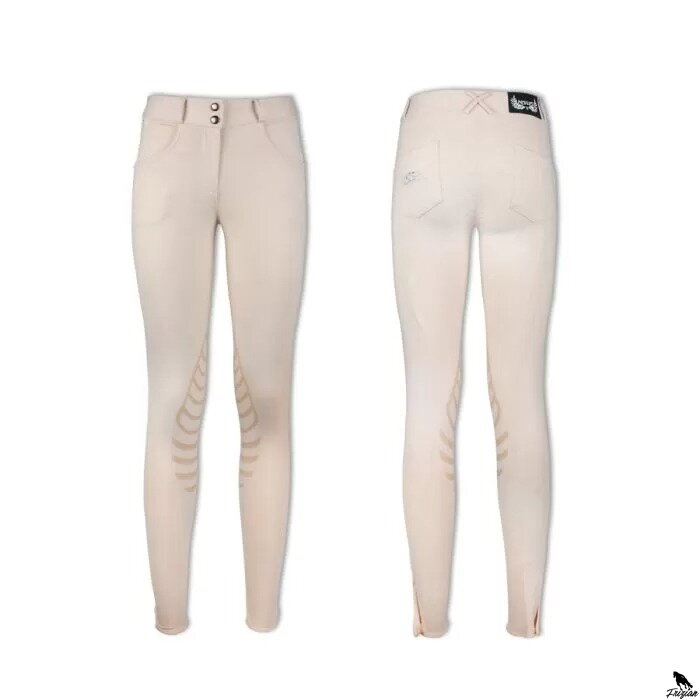 Horses Ladies "Giudy" Grip Breeches bíle