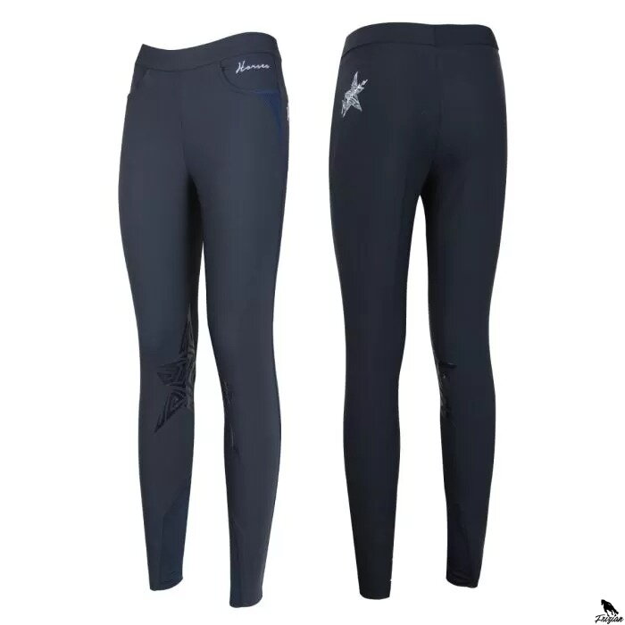 Horses Nessy Grip Leggings modré